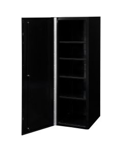 DX 19 x 21 Locker 4 Shelves, Black w/Red Handle