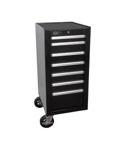 18IN H2Pro Series 7-Drawer Side Cabinet, Black