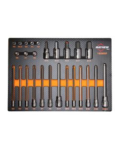 MAY16065F image(0) - Mayhew 26 PC Metric Hex Master Socket Bit Set