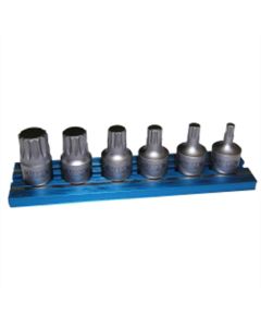 VIM TOOLS VIM Tools 6-Piece XZN Stubby Driver Set, 1/4 in. Square Drive