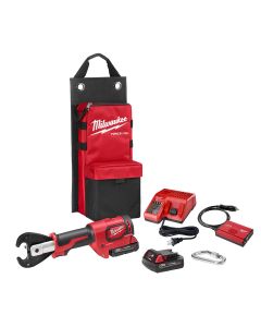 MLW2678-22 image(1) - M18 FORCE LOGIC 6T Utility Crimper Kit with D3 Grooves "Snub Nose"