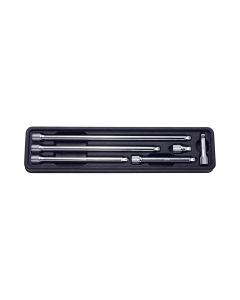 KKNPK2763-6 image(0) - Ko-ken USA 1/4 Sq. Dr. Wobble-Fix Extension Bar Set  28-250mm ABS Tray   6 pieces