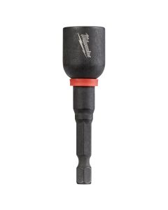 MLW49-66-4613 image(0) - Milwaukee Tool SHOCKWAVE Impact Duty 13MM x 2-9/16" Magnetic Nut Driver BULK 10