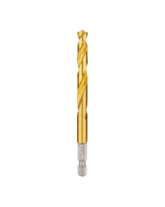 MLW48-89-4617 image(0) - Milwaukee Tool 5/16" SHOCKWAVE RED HELIX Titanium Drill Bit