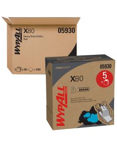 KIM05930 image(0) - WYPALL X80 SCOTT CLOTH HD 80/BOX