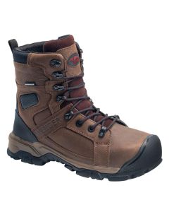 Avenger Work Boots Avenger Work Boots - Ripsaw Series - Men's High-Top 8" Boots - Aluminum Toe - IC|EH|SR|PR - Brown/Black - Size: 17M
