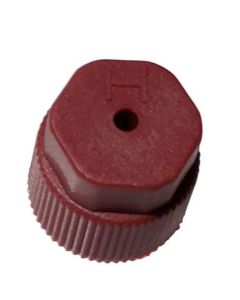 Tire Seal of Florida R134a Red High Side M8 x 1 Cap Hex With Hole