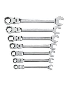 KDT9700 image(0) - GearWrench FLEX HEAD SAE COMB 7PC