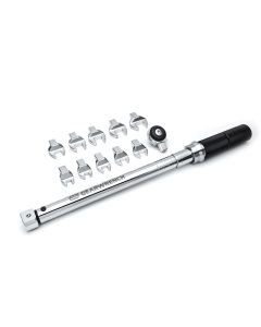 KDT89453 image(0) - 12 Pc. 3/8" Drive Metric Open End Interchangeable Torque Wrench Set
