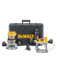 DWTDW618PK image(0) - DeWalt 2-1/4 HP EVS Plunge Router Kit