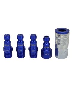 Milton Industries Kit, 5pc T style 1/4"