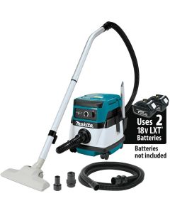 MAKXCV04Z image(0) - 18V X2 (36V) LXT Lith-Ion Cordless/Corded 2.1 Gallon HEPA Filter Dry Dust Extractor/Vacuum (Tool Only)