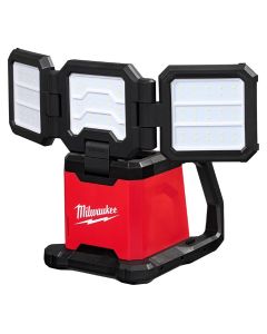 MLW2368-20 image(0) - Milwaukee Tool M18 18-Volt Lithium-Ion Cordless 4500 Lumens ROVER Dual Power Triple-Panel Flood & Area Light