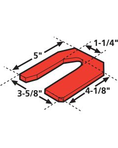Specialty Products Company PREVOST CASTER SHIMS 1/8" (6)