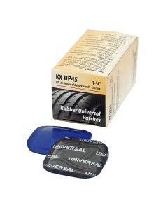 KEXKX-UP-45 image(0) - KEX Tire Repair Rubber Reinforced Universal Patch, Square 1-3/4 " (44mm) 30 Count