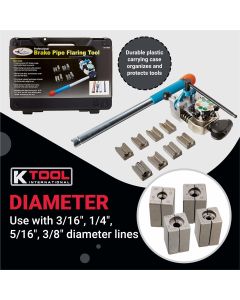 KTI70081 image(11) - K Tool International Brake Flaring Tool 45 Degree