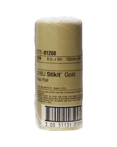 MMM1208 image(0) - 3M DISC ROLLS-GOLD STIKIT 6" P220 75/ROLL 12/CS