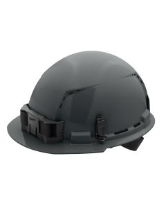 MLW48-73-1214 image(0) - Gray Front Brim Vented Hard Hat w/4pt Ratcheting Suspension - Type 1, Class C