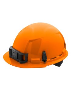 MLW48-73-1112 image(0) - Milwaukee Tool Orange Front Brim Hard Hat w/4pt Ratcheting Suspension - Type 1, Class E