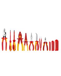 KNP9K0080168US image(0) - KNIPEX 12 Pc 1000V Insulated Electrical Vehicle (EV) Set