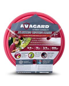 BLBAVGW3475 image(0) - BluBird Avagard Rubber Water Hose Assembly 3/4" x 75'