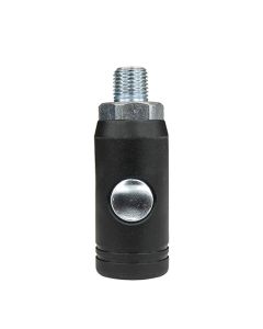 1/4IN Safety Coupler Male Black