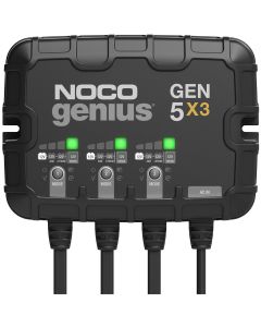 NOCGEN5X3 image(0) - NOCO Company GEN5X3 12V 3-Bank, 15-Amp On-Board Battery Charger