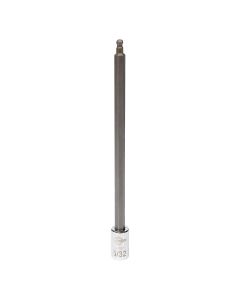 MAY16703 image(0) - Mayhew Mayhew 5/32-Inch SAE Ball Hex Long Insert Socket Bit, 1/4-Inch Drive