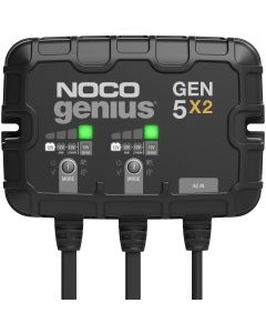 NOCGEN5X2 image(0) - NOCO Company GEN5X2 12V 2-Bank, 10-Amp On-Board Battery Charger