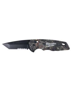 MLW48-22-1535 image(0) - Milwaukee Tool FASTBACK Camo Spring Assisted Folding Knife