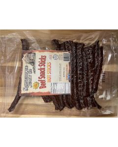 THS619793-189375 image(0) - Smokehouse Jerky Hot Beef Sticks; Beef Sticks