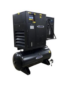 EMXERIK020003 image(0) - EMAX EMAX 20HP 3PH Industrial Rotary Screw Compressor-120 Gal Tank Mount w/Air Dryer