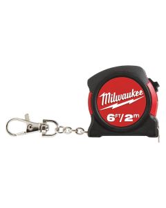MLW48-22-5506C image(0) - Milwaukee Tool 6Ft - 2M Keychain Tape Clam