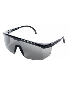 SRWS76371 image(0) - Sellstrom - Safety Glasses - Sebring Series - Smoke Lens - Black Frame - Hard Coated