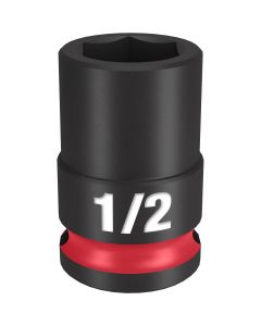MLW49-66-6106 image(0) - Milwaukee Tool SHOCKWAVE Impact Duty 3/8" Drive 1/2" Standard 6 Point Socket