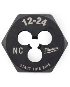 MLW49-57-5330 image(0) - Milwaukee Tool 12-24 NC 1-Inch Hex Threading Die