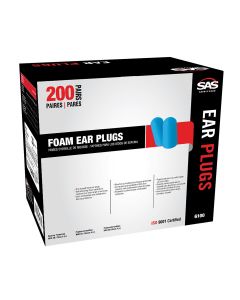 SAS6100 image(0) - Foam Ear Plugs Disp.enser Box (200 pr)
