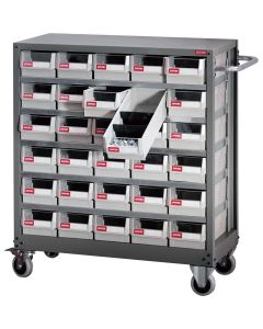 LDS1010016 image(0) - ShopSol PART CABINET STEEL MOBILE - 30 DRAWERS