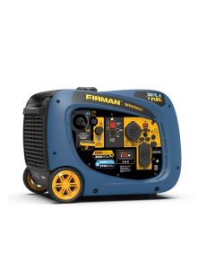 FRGWH03041 image(0) - Firman Dual Fuel Inverter 3200/2900W Recoil Start Gasoline or Propane Powered Parallel Ready Portable Generator