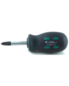 KTI16121 image(0) - K Tool International SCREWDRIVER PHILLIPS #2 STUBBY 1 1/2IN. BLADE