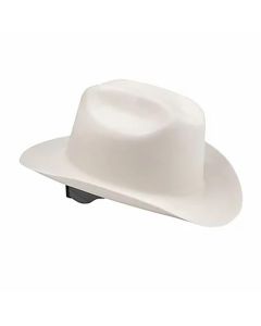 Jackson Safety Jackson Safety - Hard Hat - Western Outlaw Series - Full Brim Cowboy Hat - White - (4 Qty Pack)
