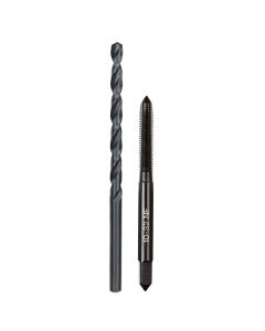 MLW49-57-5527 image(0) - Milwaukee Tool 10-32 NF Straight Flute Plug Tap & #21 Drill Bit