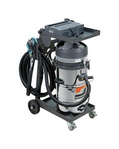 Dynabrade Automotive Mega-Raptor Vac&reg;Pro Pack Vacuum System: Vacuum Kit w/6" Extreme ROS & Cart, M-Class, 120v/60Hz, 15 Amp, 20 gal.