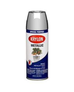 DUP1404 image(0) - Krylon Metallic Paints Chrome Aluminum 12 oz.