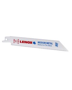 Lenox Tools Reciprocating Saw Blades, 618R, Bi-Metal, 6 in. Lo
