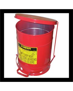 JUS09100 image(2) - Justrite Mfg. Co. 6 GAL OILY WASTE CAN W/LEVER