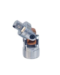 SUR&R SRUJ14 3/8" female to 1/4" male drive spring-return u-joint adapter set with dual springs for maintaining alignment and precise control. Excellent for use in tight spaces and one-handed operation.