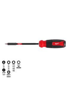 MLW48-22-2915 image(0) - Milwaukee Tool 14-in-1 Multi-Bit Screwdriver W/ SHOCKWAVE Impact Duty Bits