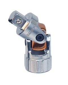 SRRSRUJ12 image(0) - SUR&R SRUJ12 3/8" female to 1/2" male drive spring-return u-joint adapter set with dual springs for maintaining alignment and precise control. Excellent for use in tight spaces and one-handed operation.