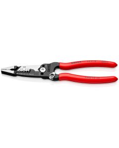 KNP13718SBA image(0) - KNIPEX Forged Wire Strippers packaged in clam shell - Non-Slip Plastic Coated Handle